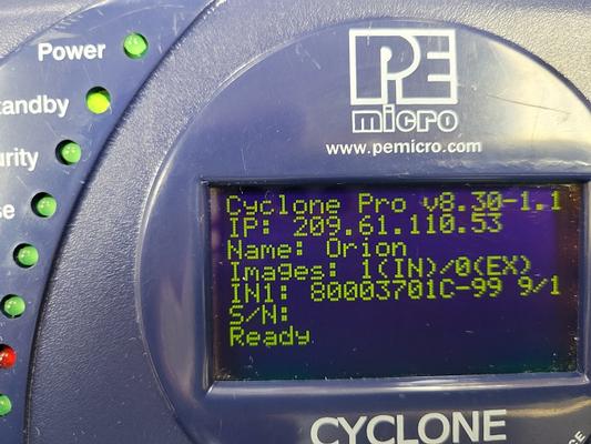  PE Micro Cyclone Pro programmer